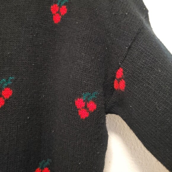 Vintage Nutcracker Ugly Christmas Party Sweater Floral Puensetia Sz L EUC - Picture 16 of 16